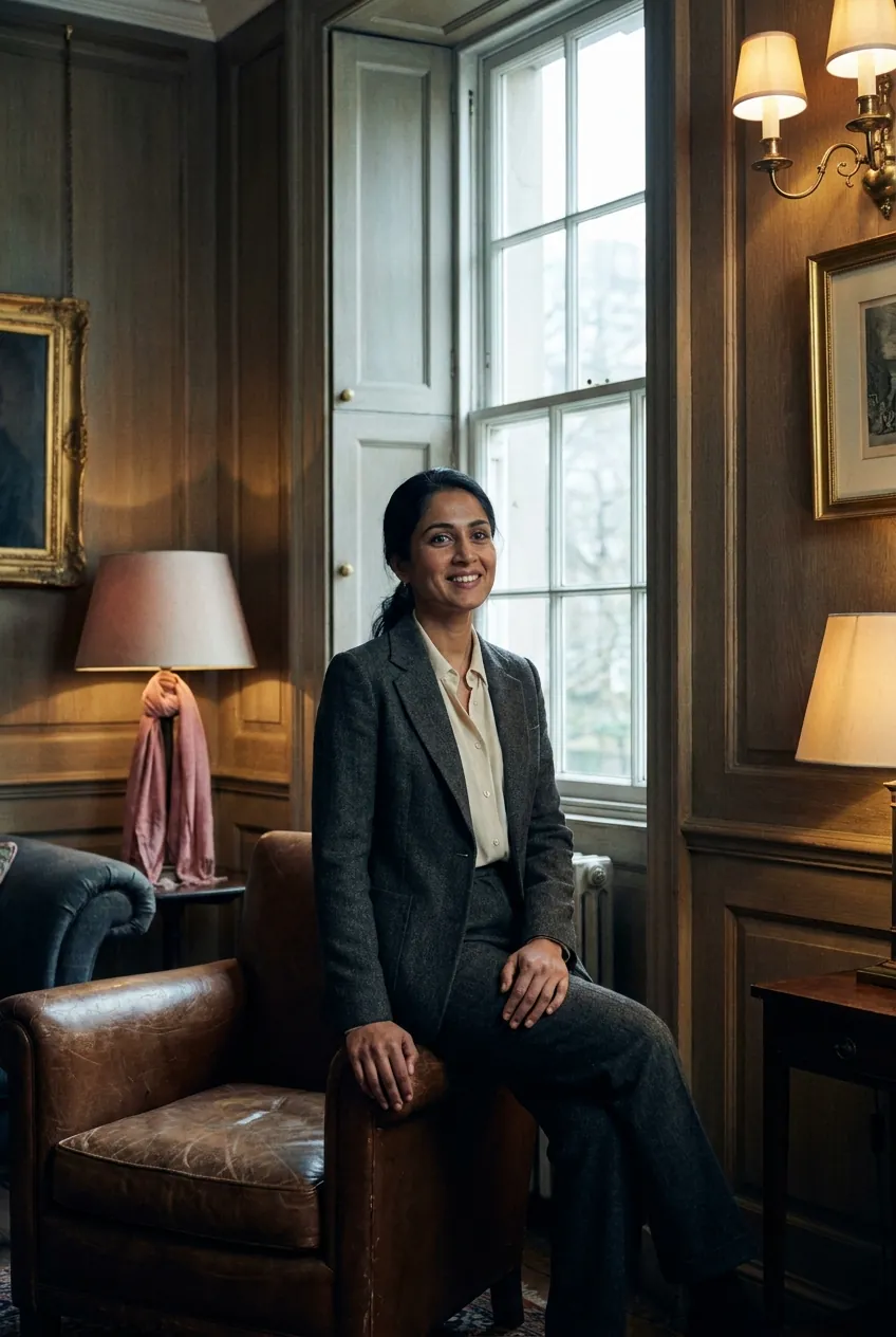 Priya Ramanathan, photographed by one north window