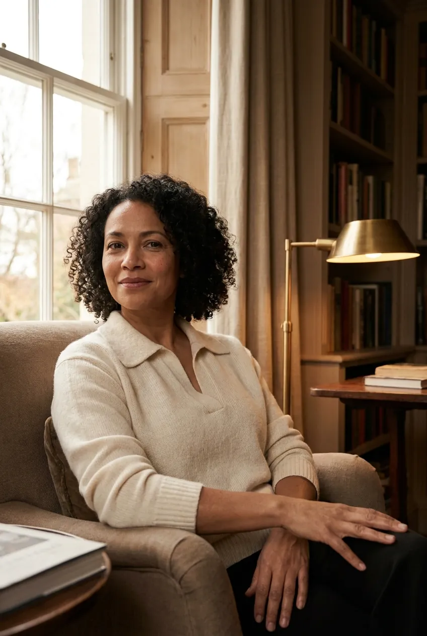 Dr. Nadia Reyes in her study at Wexford House