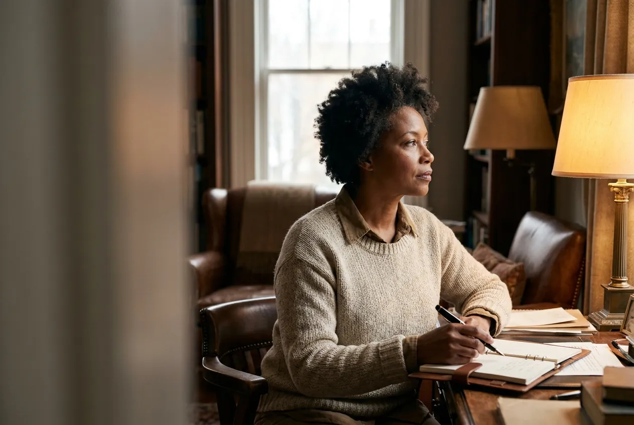 Dr. Nadia Reyes in her study at Wexford House