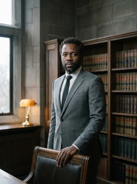 Senior trial counsel Daniel Okafor in chambers