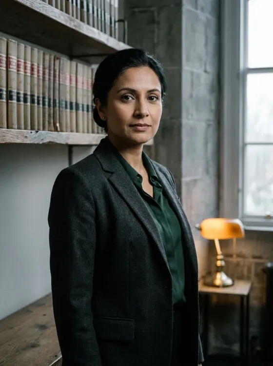 Partner Priya Raman in the firm library