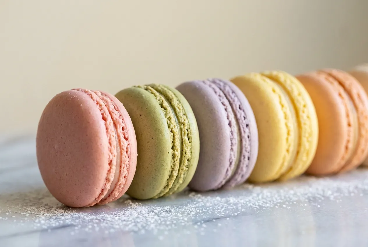 Macarons, by the six