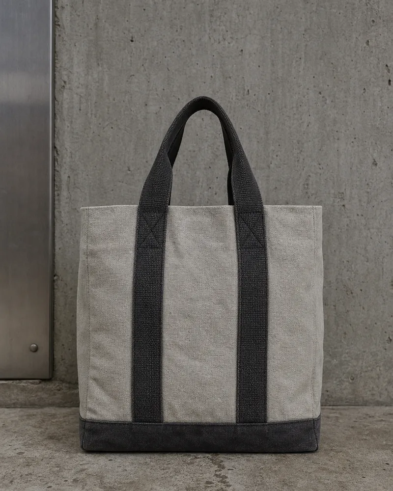 Canvas Tote, heavy canvas, mill-end