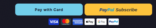 Card and PayPal payment choices in the AltSpeak checkout