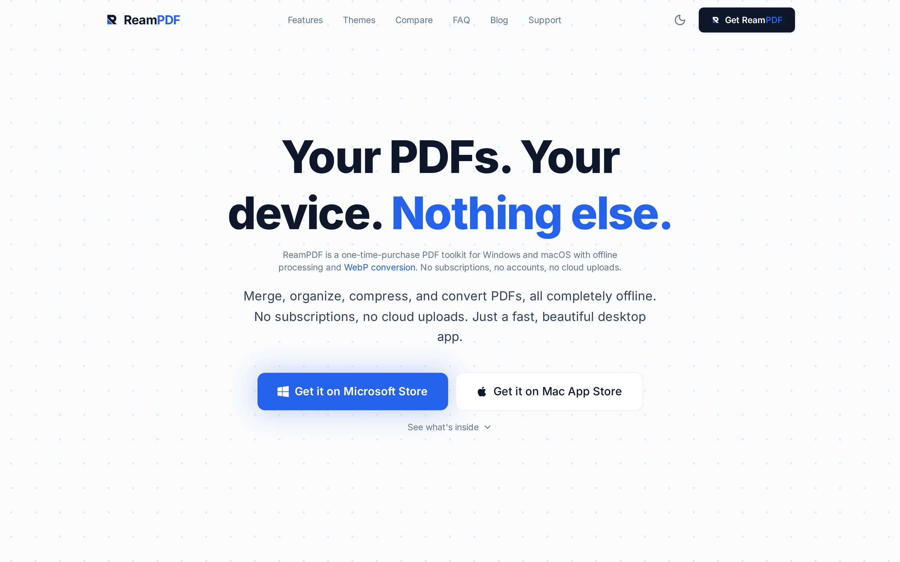 ReamPDF, the site we built