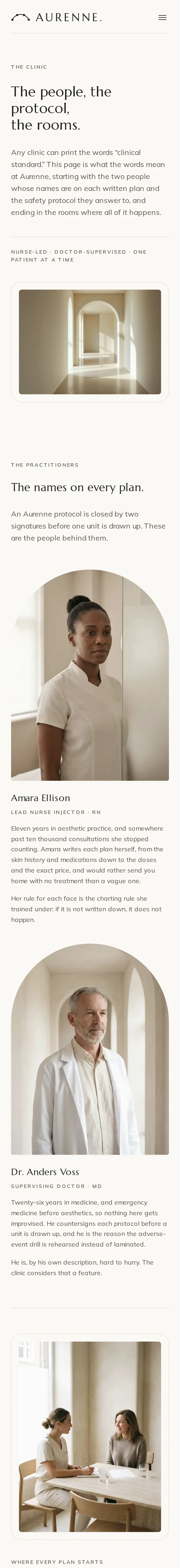 Aurenne, the The Clinic page